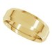 Beveled-Edge Comfort-Fit Flat Band