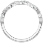 French-Set Infinity-Inspired Anniversary Band
