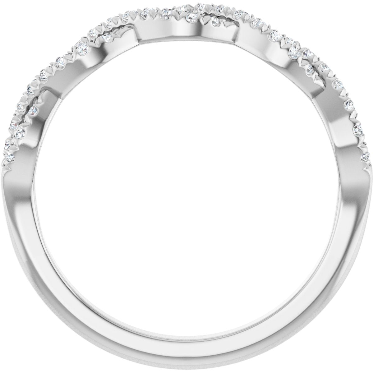 French-Set Infinity-Inspired Anniversary Band