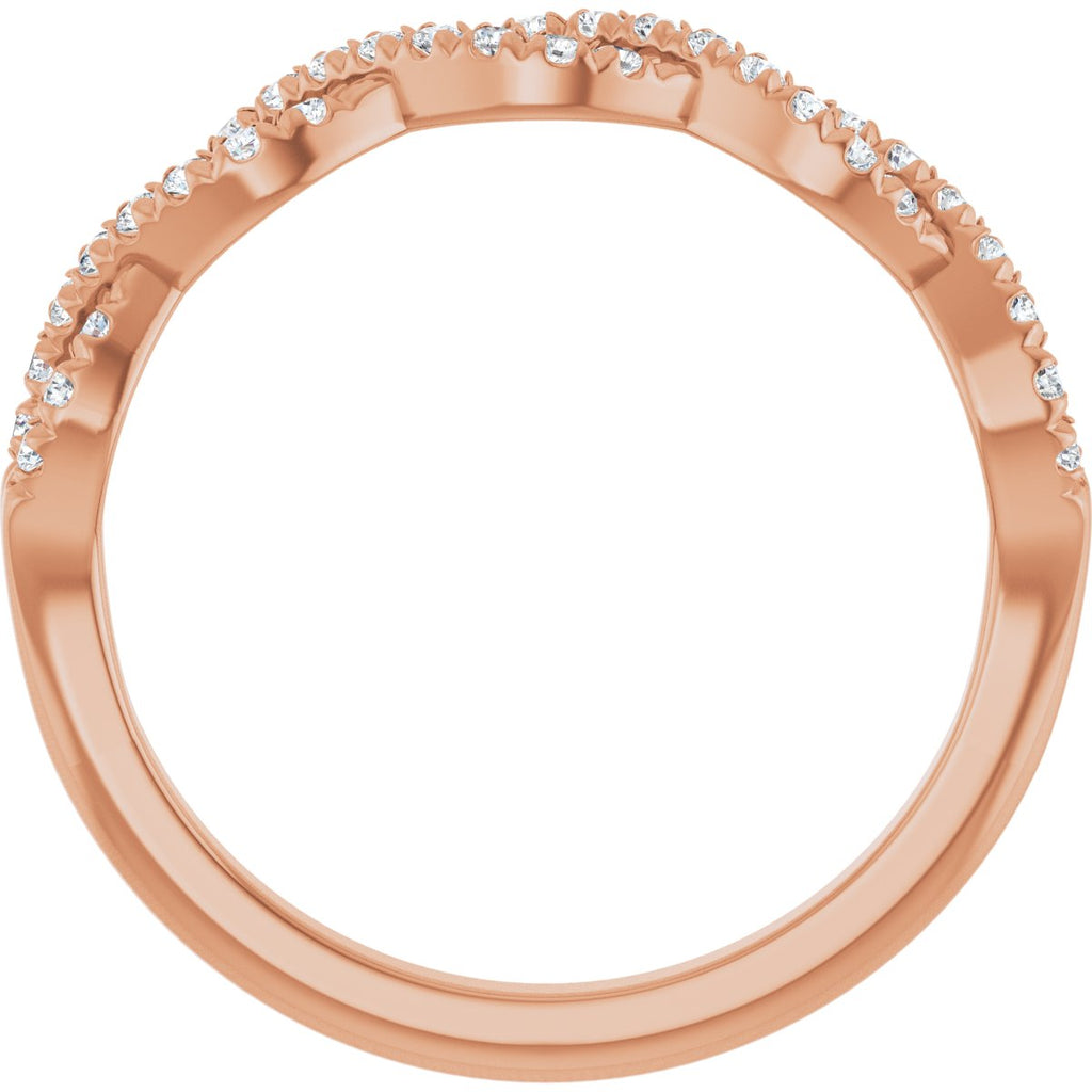French-Set Infinity-Inspired Anniversary Band