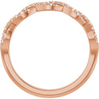 French-Set Infinity-Inspired Anniversary Band