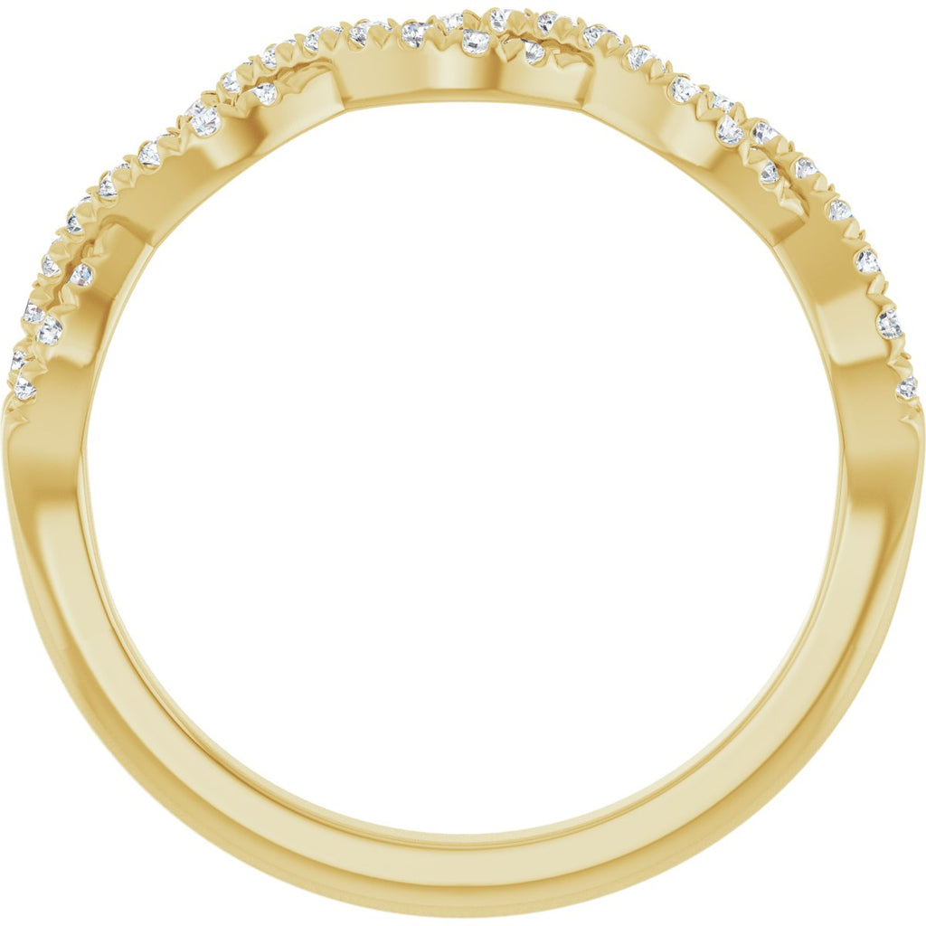 French-Set Infinity-Inspired Anniversary Band