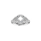 Halo-Style Vintage-Inspired Engagement Ring or Band