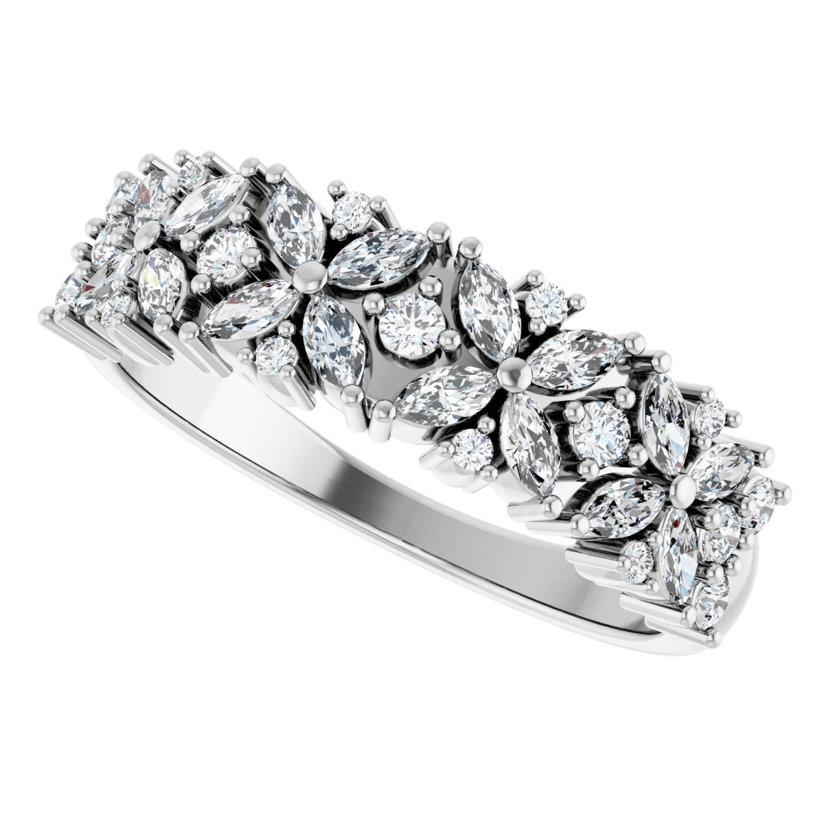 Floral Anniversary Band
