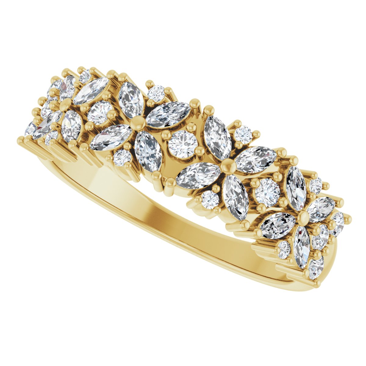 Floral Anniversary Band