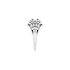 Halo-Style Vintage-Inspired Engagement Ring or Band