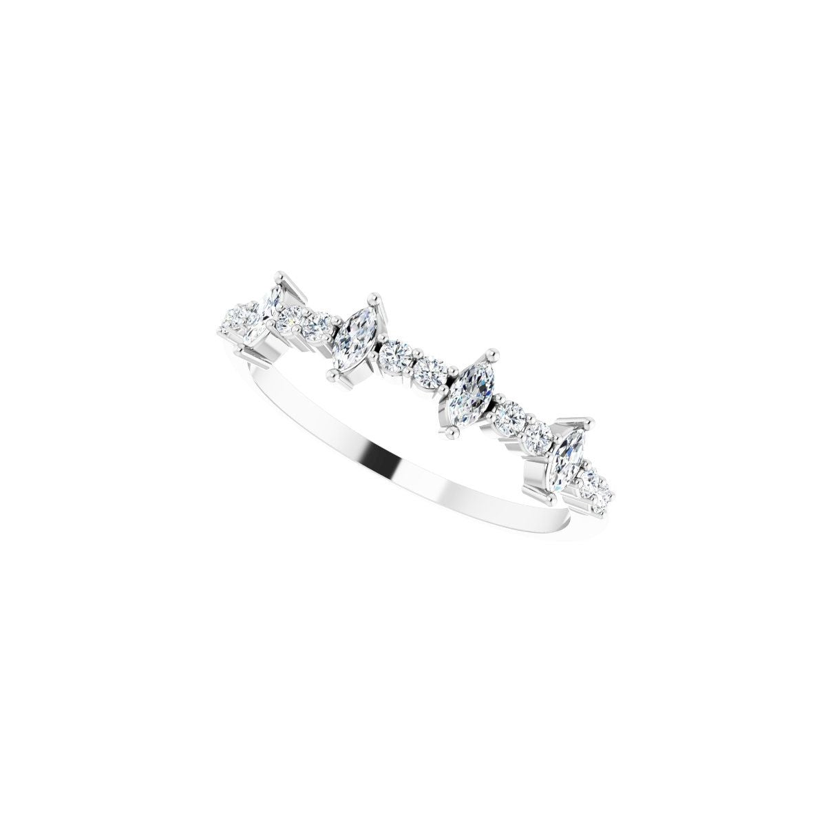 Accented Anniversary Band