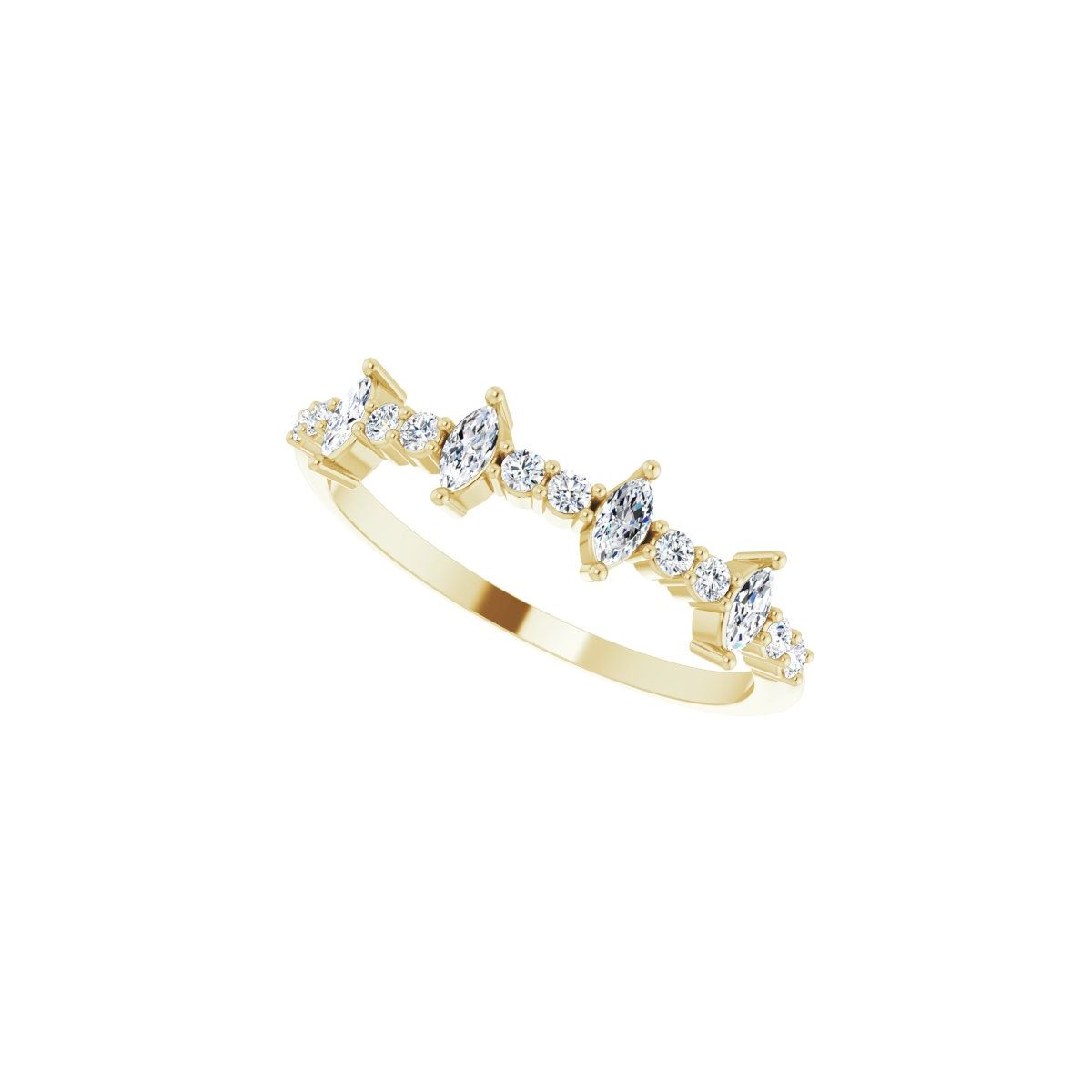 Accented Anniversary Band