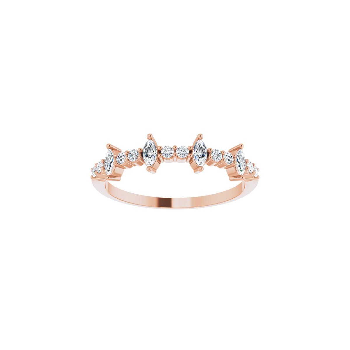 Accented Anniversary Band