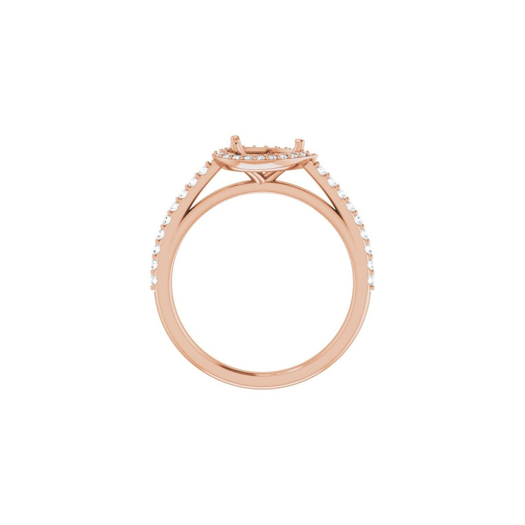 Halo-Style Engagement Ring