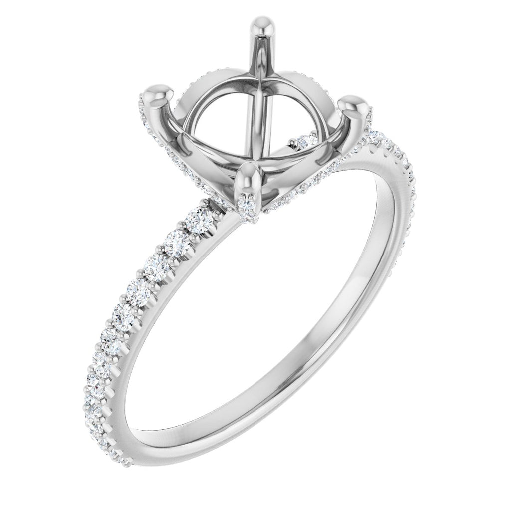 Accented Engagement Ring