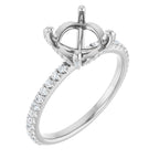 Accented Engagement Ring