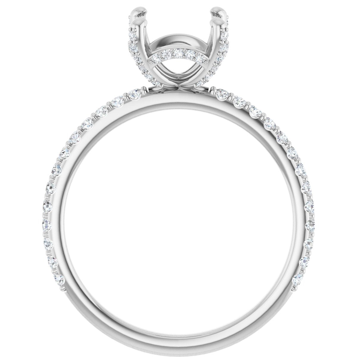 Accented Engagement Ring