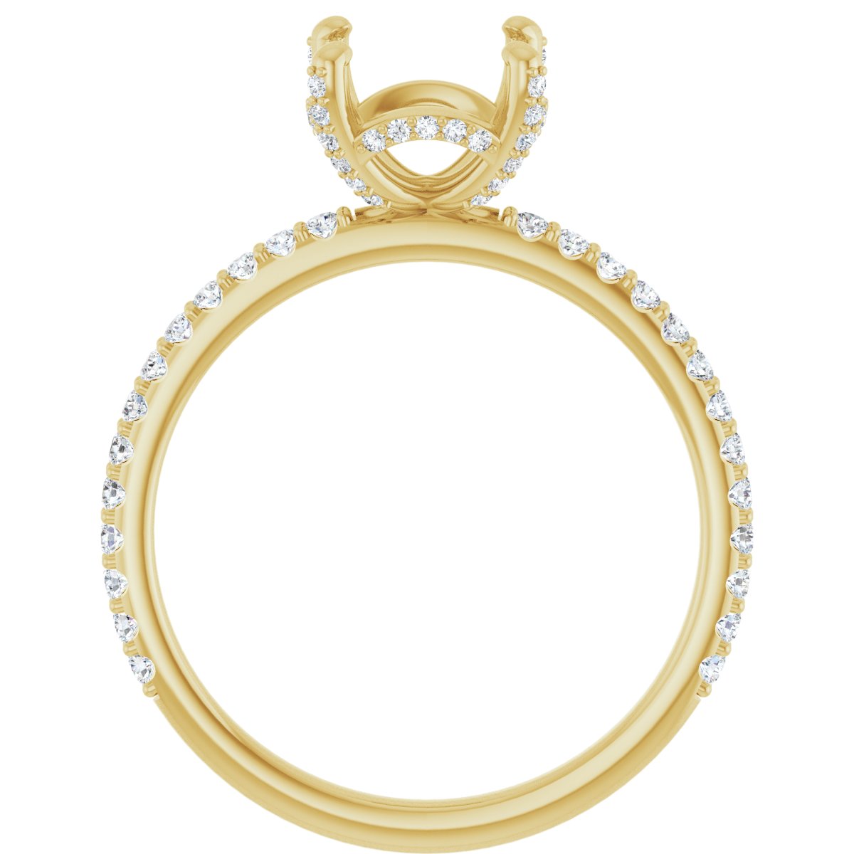 Accented Engagement Ring