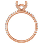 Accented Engagement Ring