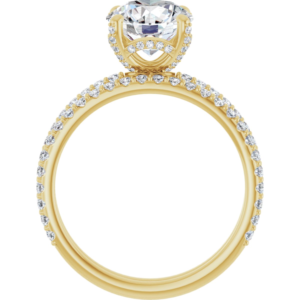 Accented Engagement Ring