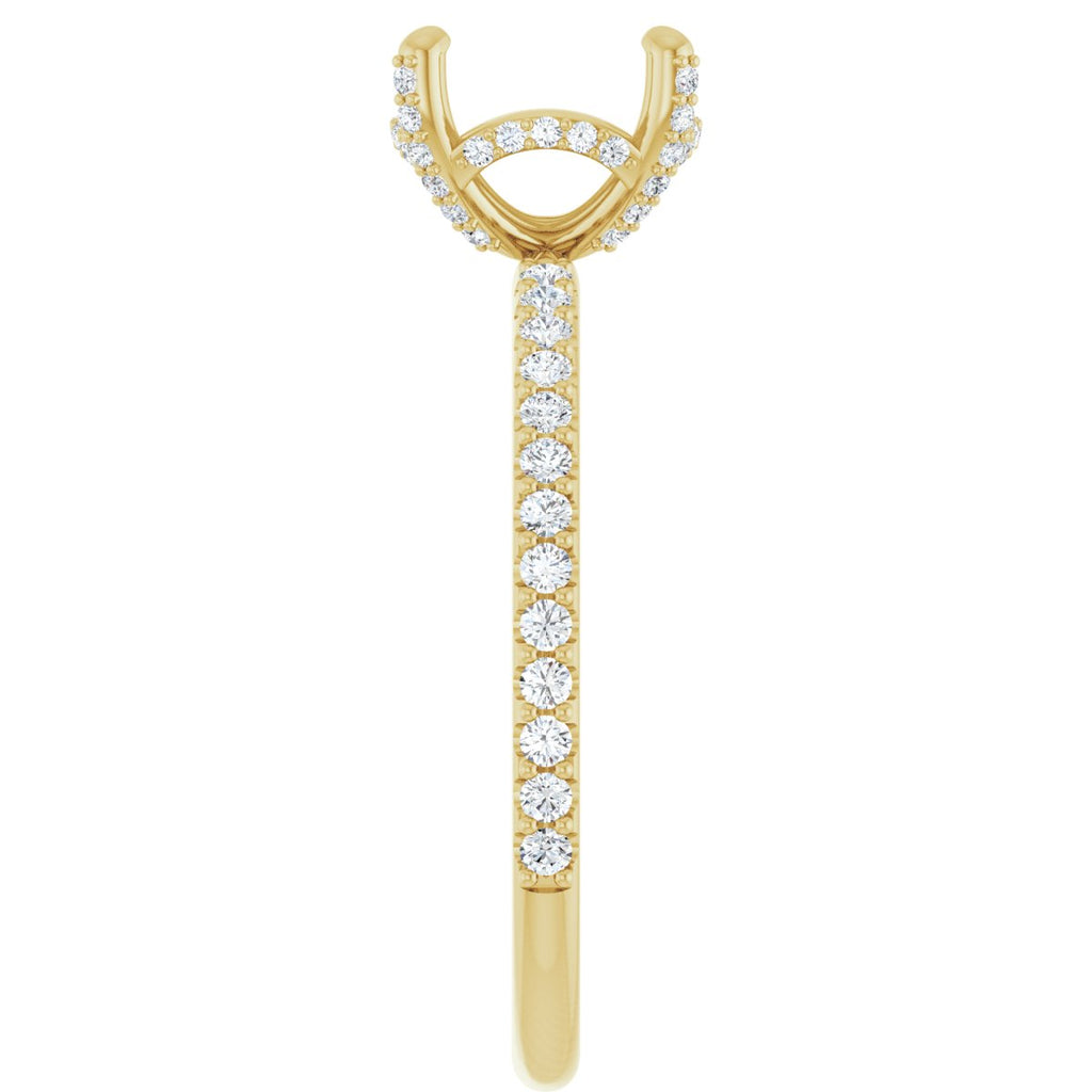 Accented Engagement Ring