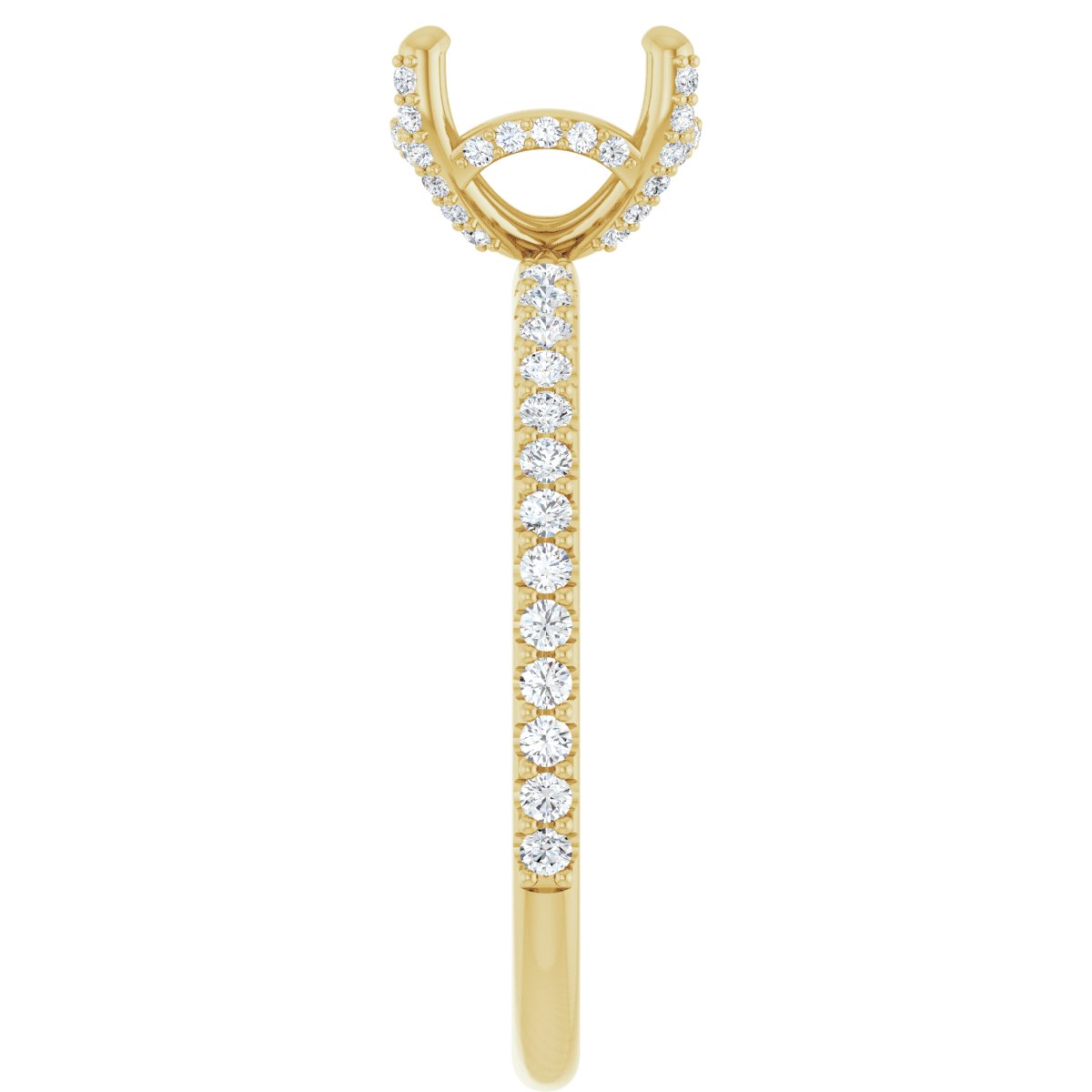 Accented Engagement Ring