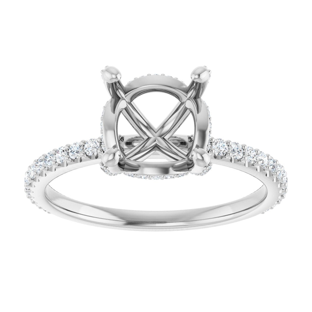 Accented Engagement Ring