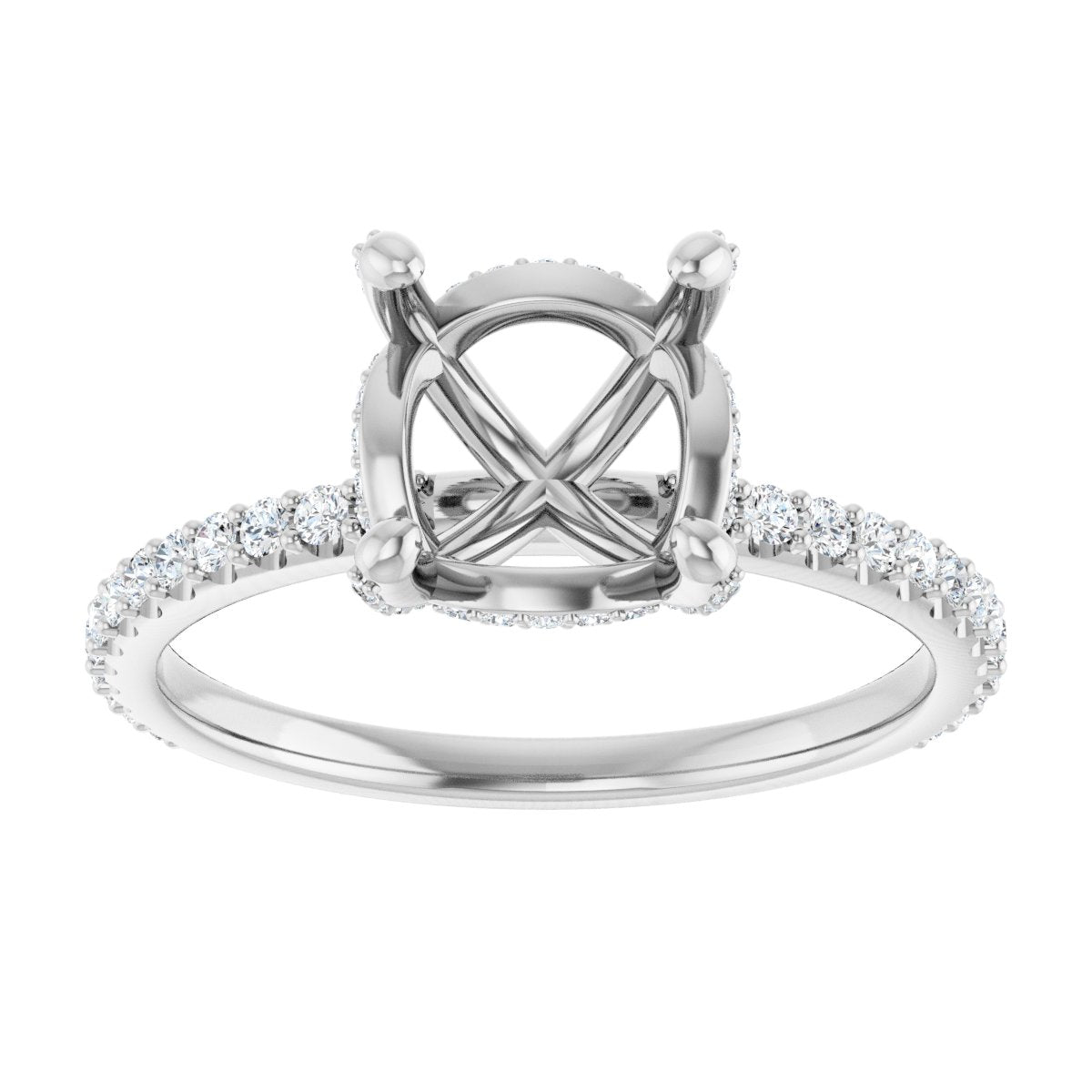 Accented Engagement Ring