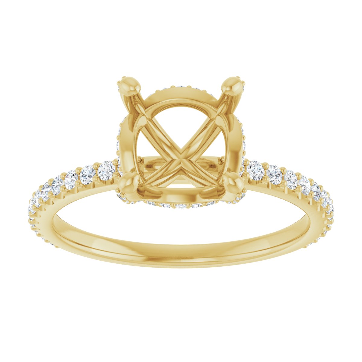 Accented Engagement Ring