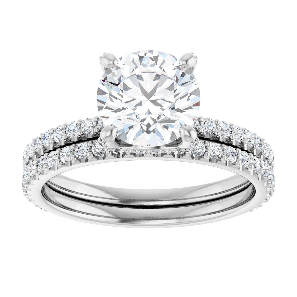 Accented Engagement Ring