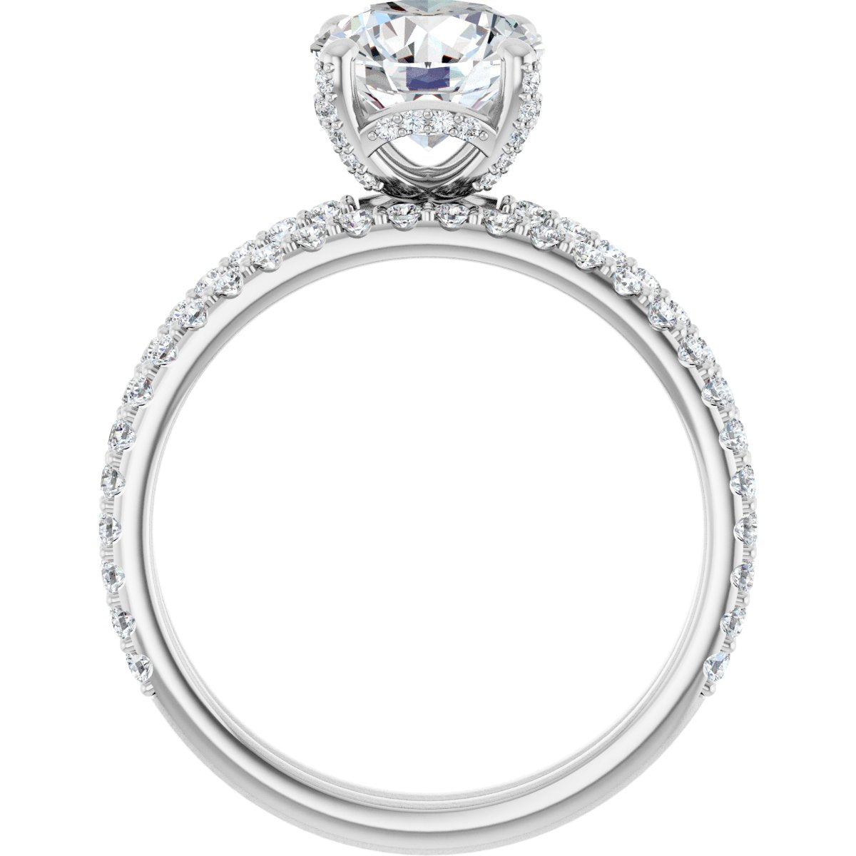 Accented Engagement Ring