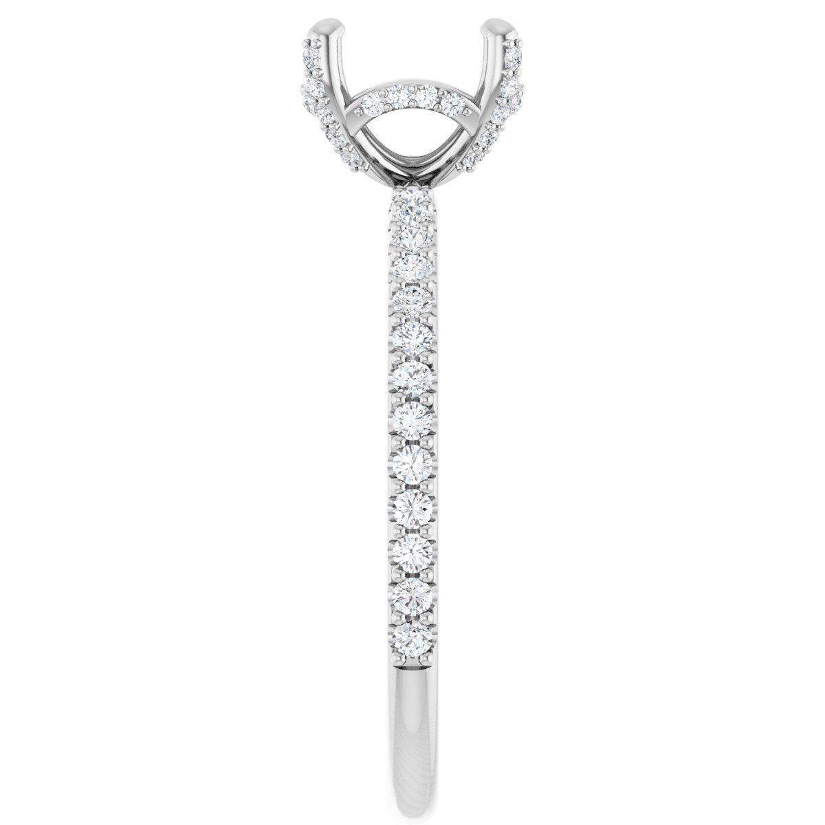 Accented Engagement Ring