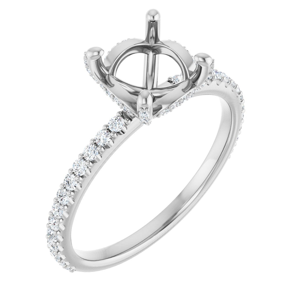 Accented Engagement Ring