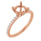 Accented Engagement Ring