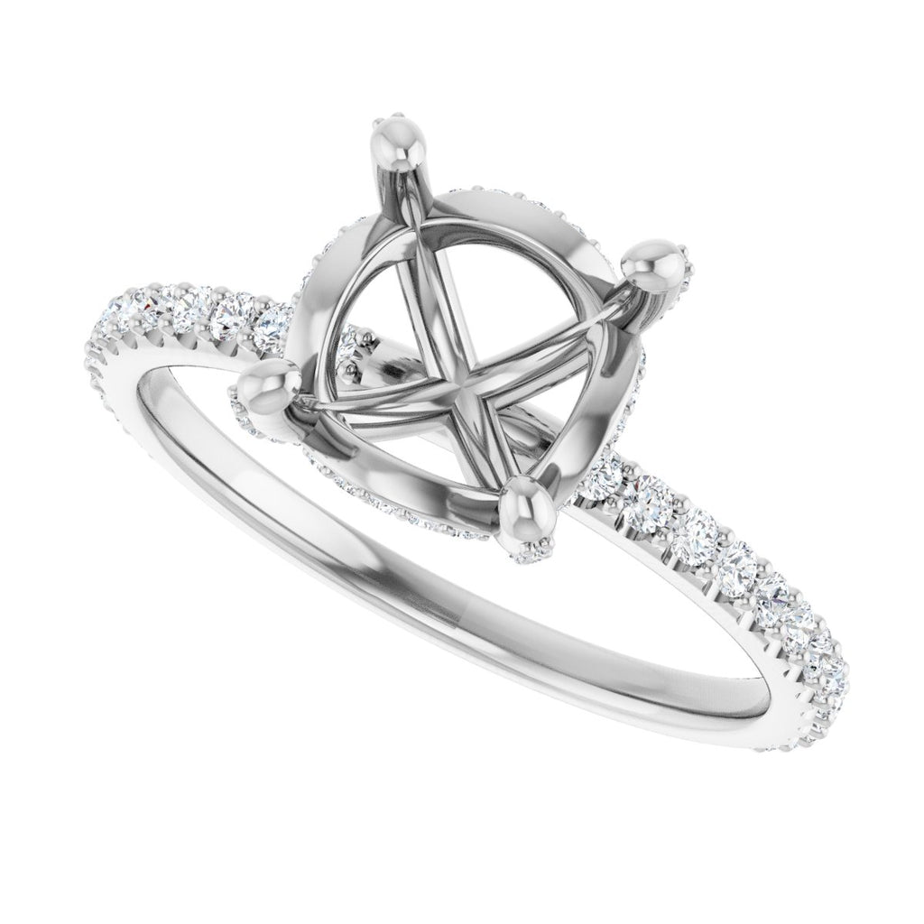 Accented Engagement Ring