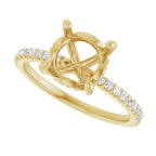 Accented Engagement Ring