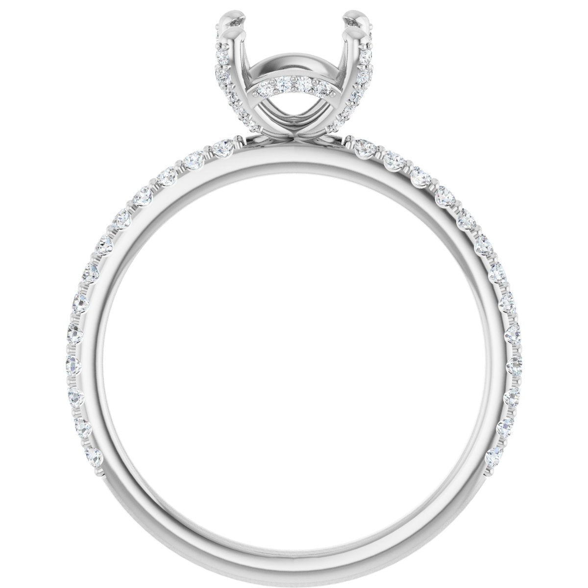 Accented Engagement Ring