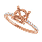 Accented Engagement Ring