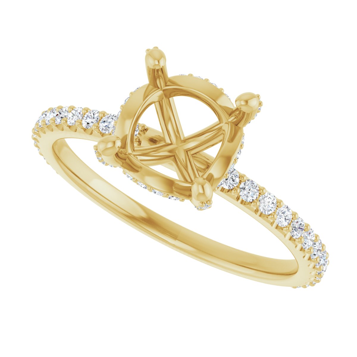 Accented Engagement Ring