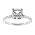 Accented Engagement Ring