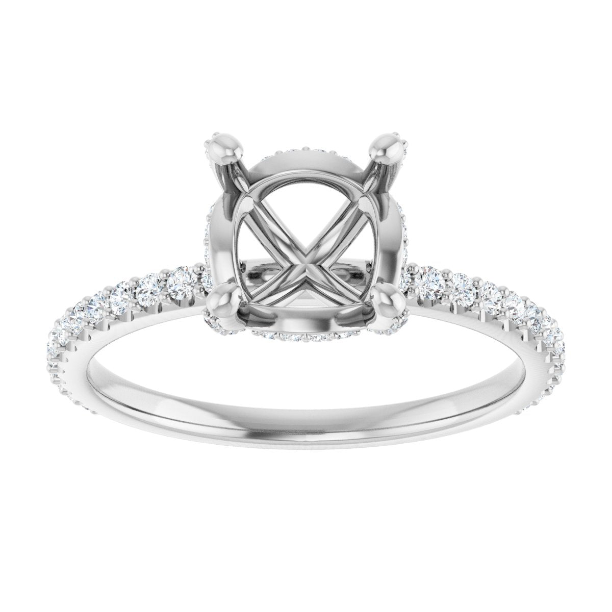 Accented Engagement Ring