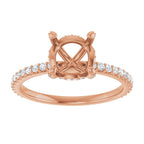 Accented Engagement Ring
