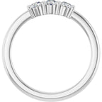 Three-Stone Anniversary Band