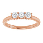 Three-Stone Anniversary Band