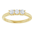 Three-Stone Anniversary Band