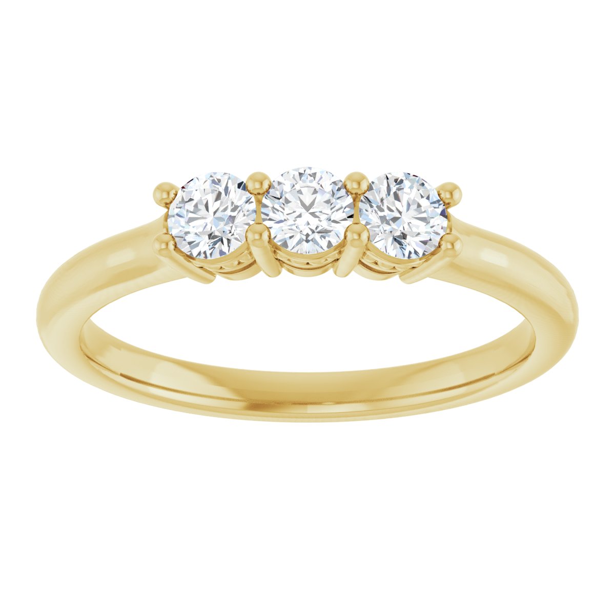 Three-Stone Anniversary Band