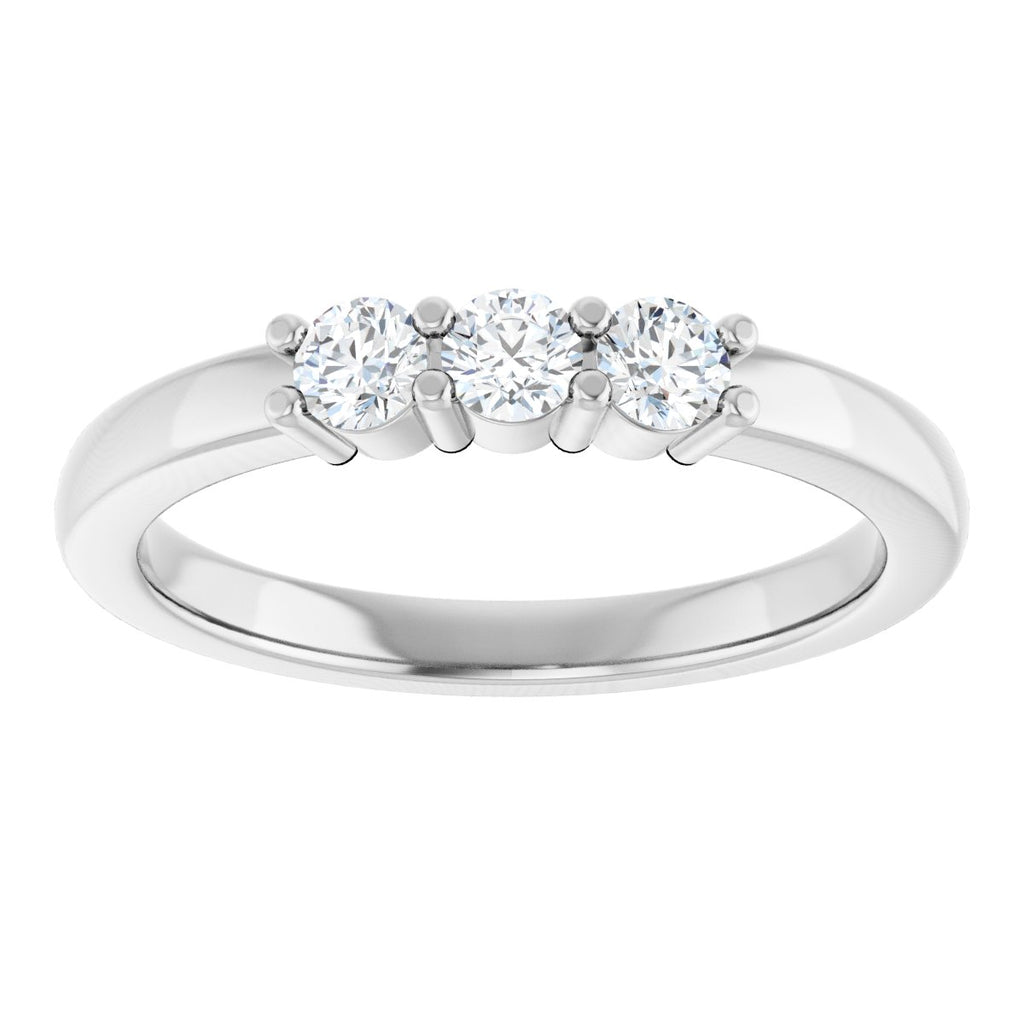 Three-Stone Anniversary Band