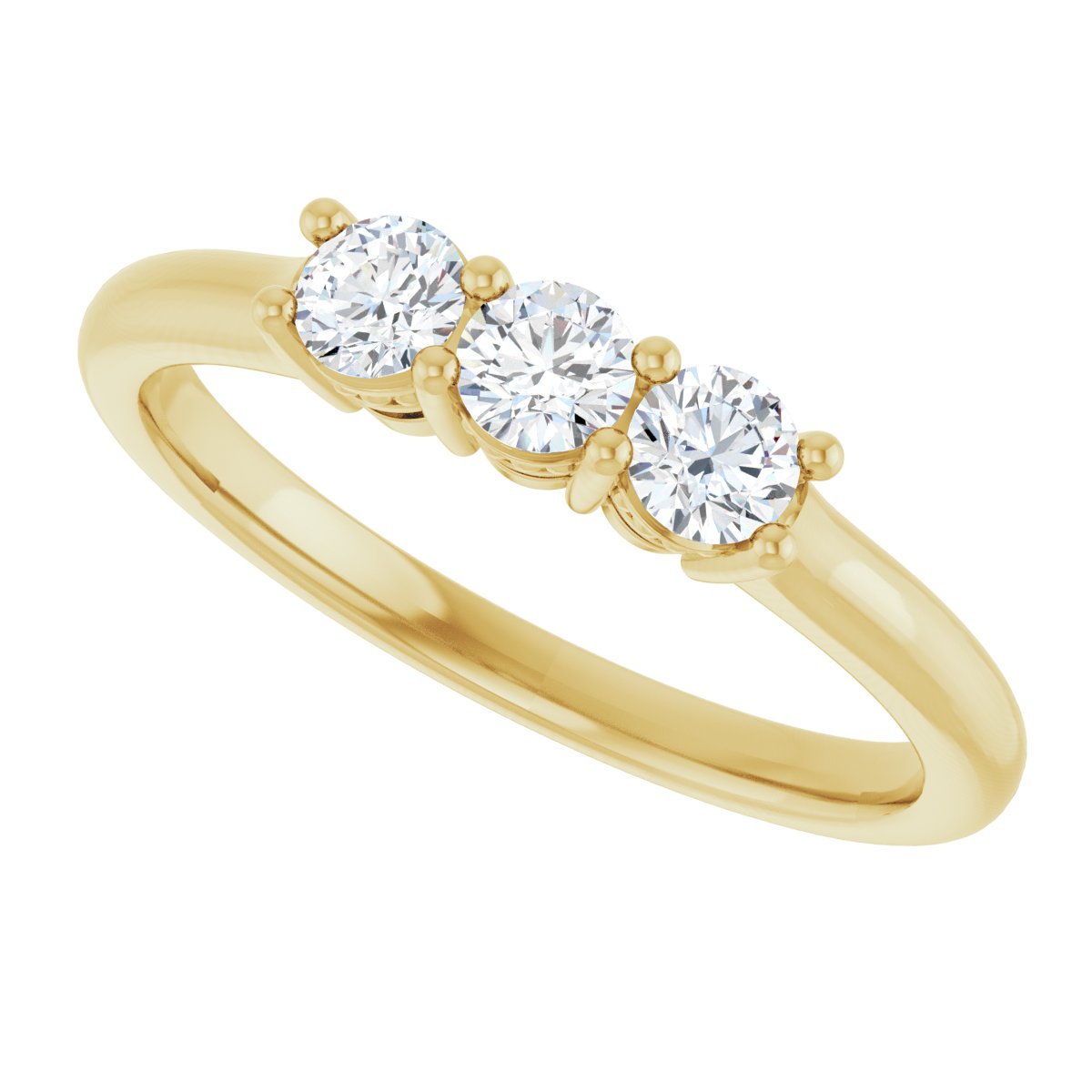 Three-Stone Anniversary Band