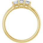 Three-Stone Anniversary Band