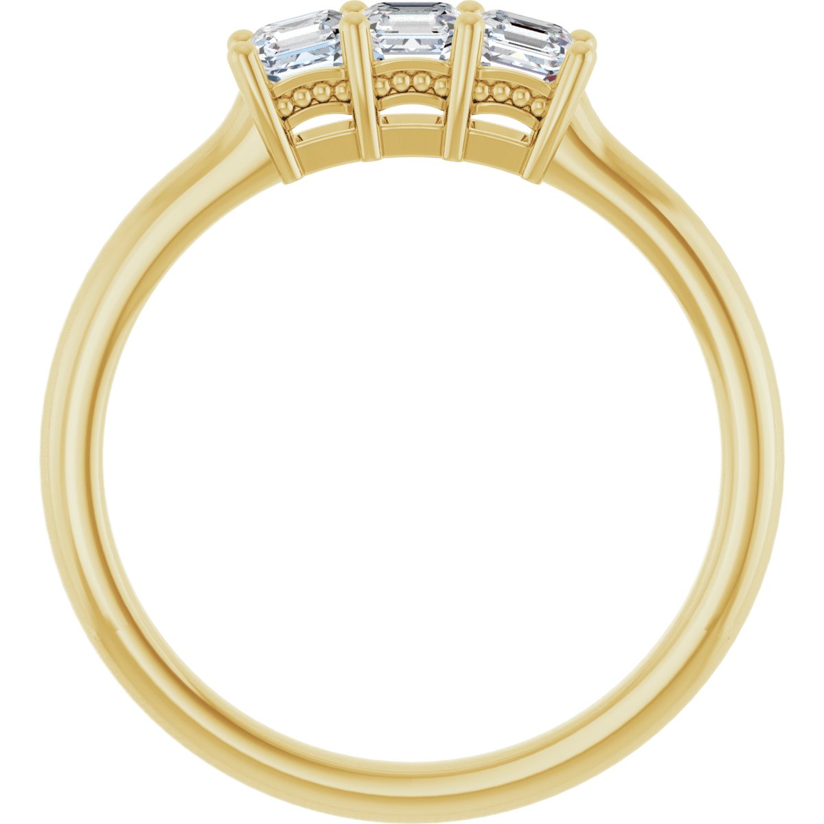 Three-Stone Anniversary Band