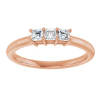 Three-Stone Anniversary Band