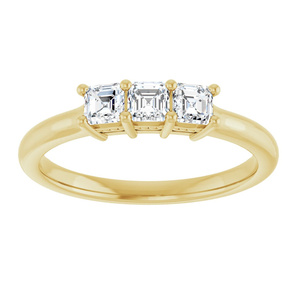 Three-Stone Anniversary Band