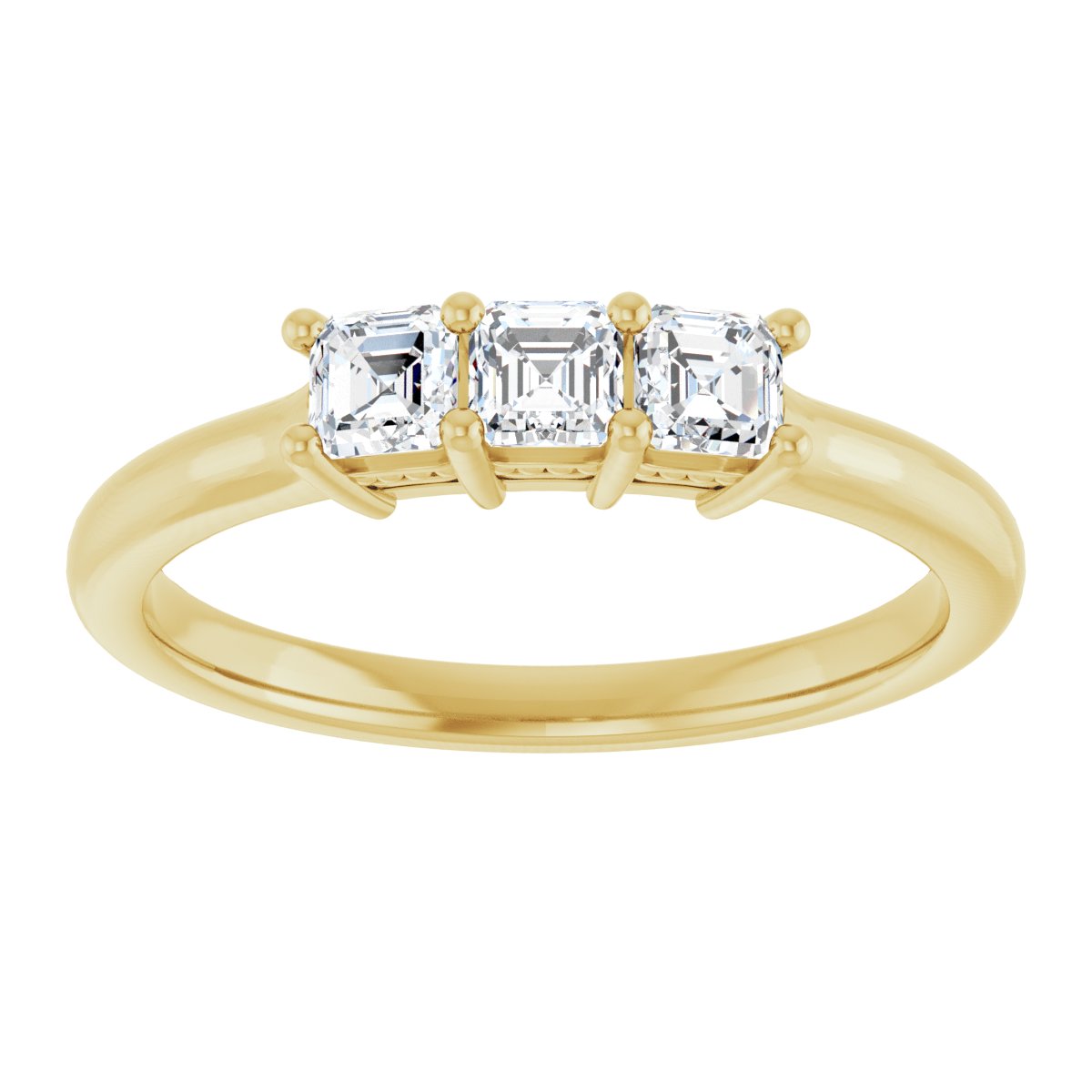 Three-Stone Anniversary Band