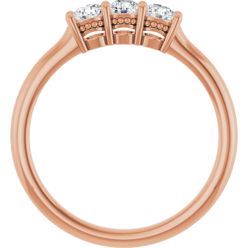 Three-Stone Anniversary Band